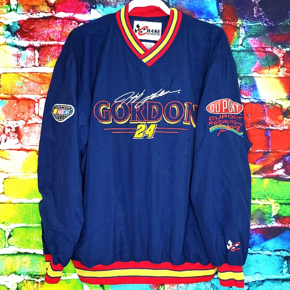 Vintage 90s Jeff Gordon Nascar Pullover Jacket